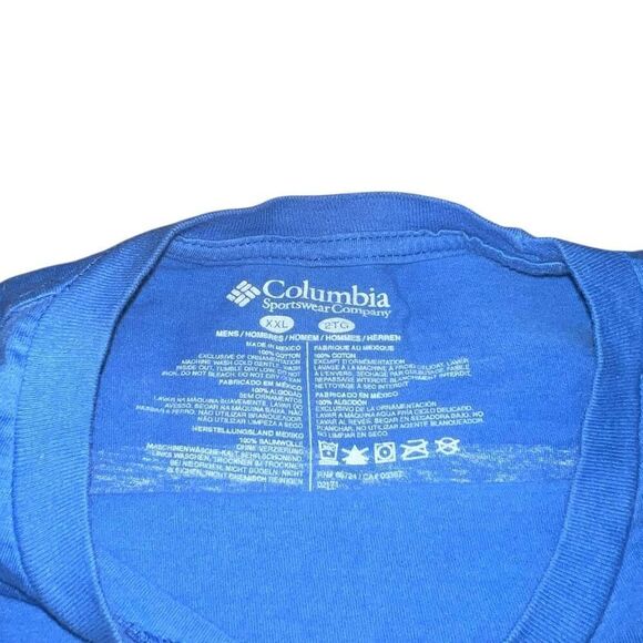 COLUMBIA PFG Men’s Blue Graphic T-Shirt Size XXL - Picture 6 of 6